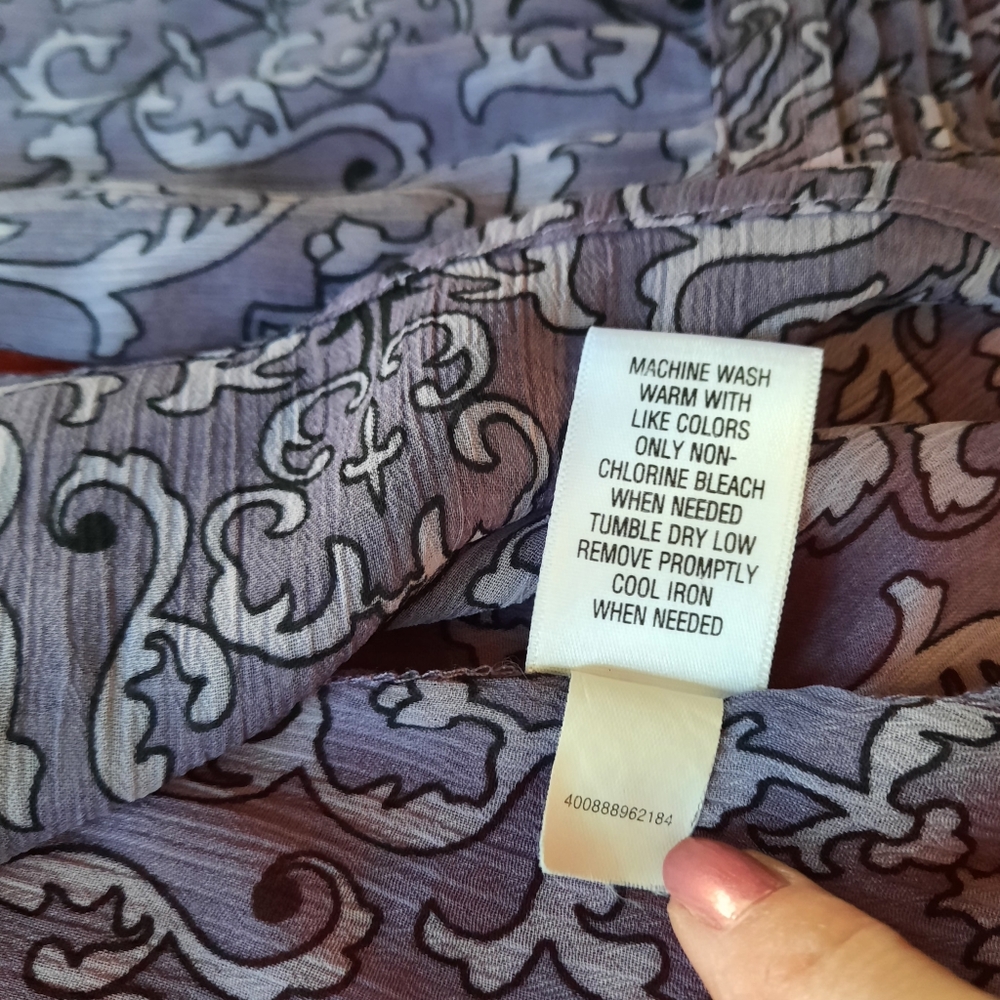Apt. 9 Printed Blouse - Picture 6 of 7